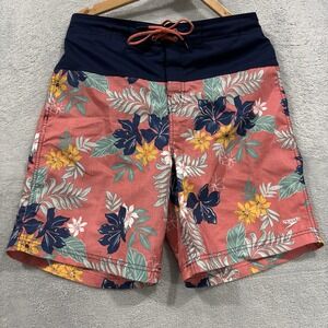 Speedo Swim Shorts Men's Large Trunks Drawstring Pocket Boardshort UPF50+ Beach